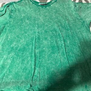 Zenana Outfitters Teal Short Sleeve Tee